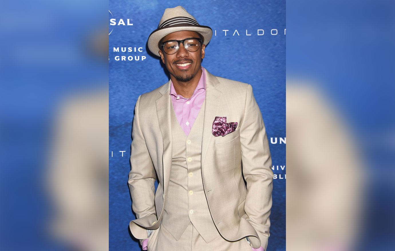 Nick Cannon Bonds With Daughter Halo In Matching Pink Outfits