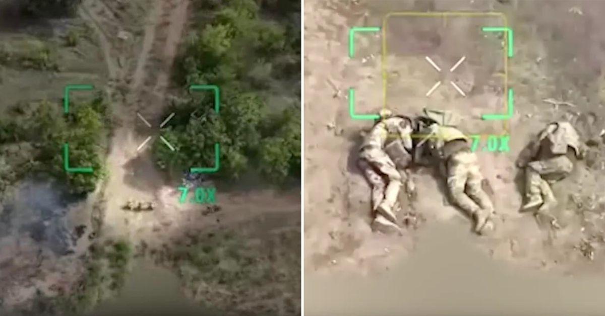 Apparent Executions of POWs by Russian Troops Caught On Ukrainian Drones