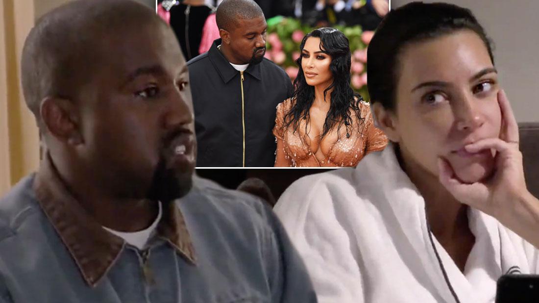 ‘KUWTK’: Kim Kardashian & Kanye West Fight Over Met Gala Look