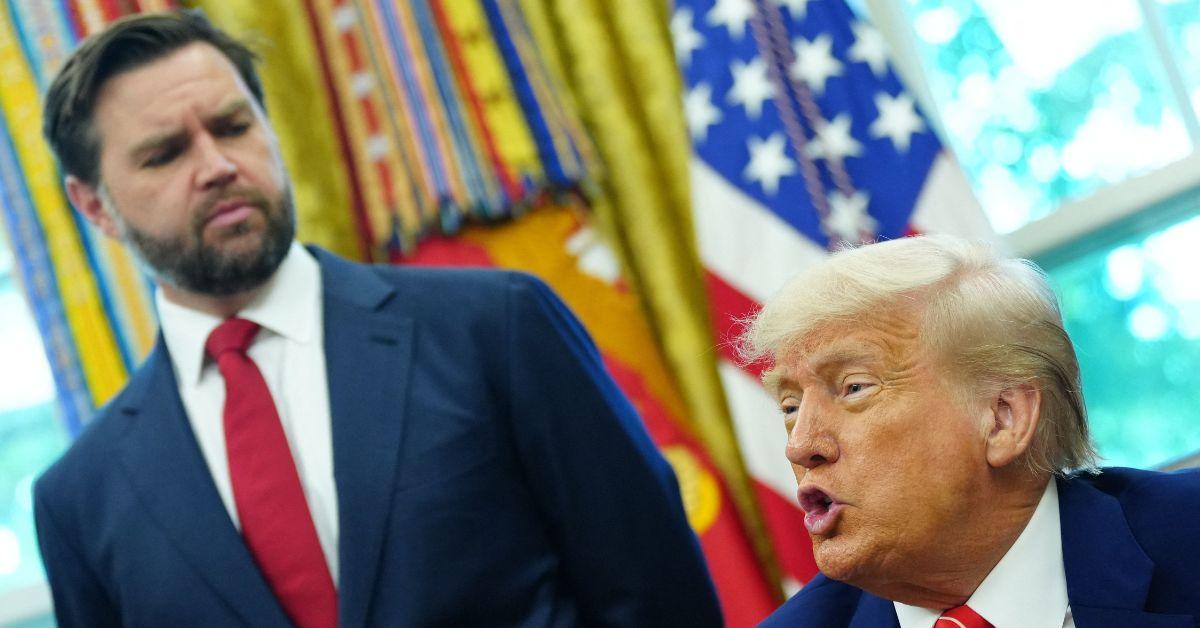 Photo of JD Vance and Donald Trump