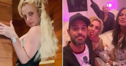 Composite photo of Britney Spears, Kim Kardashian and Khloe Kardashian