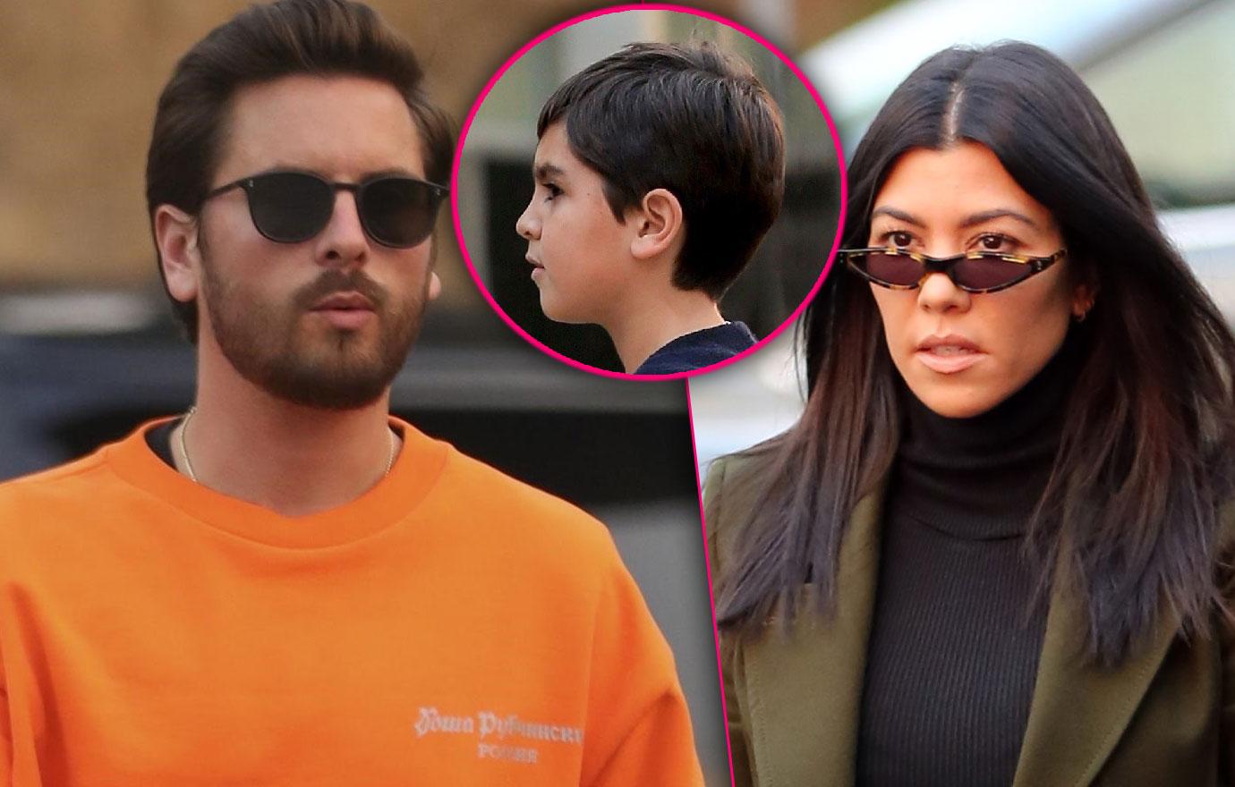 //kourtney kardashian scott disick reunite for mason birthday pp