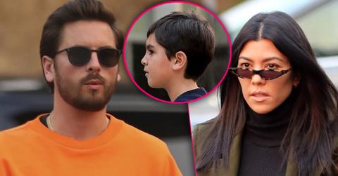 //kourtney kardashian scott disick reunite for mason birthday pp