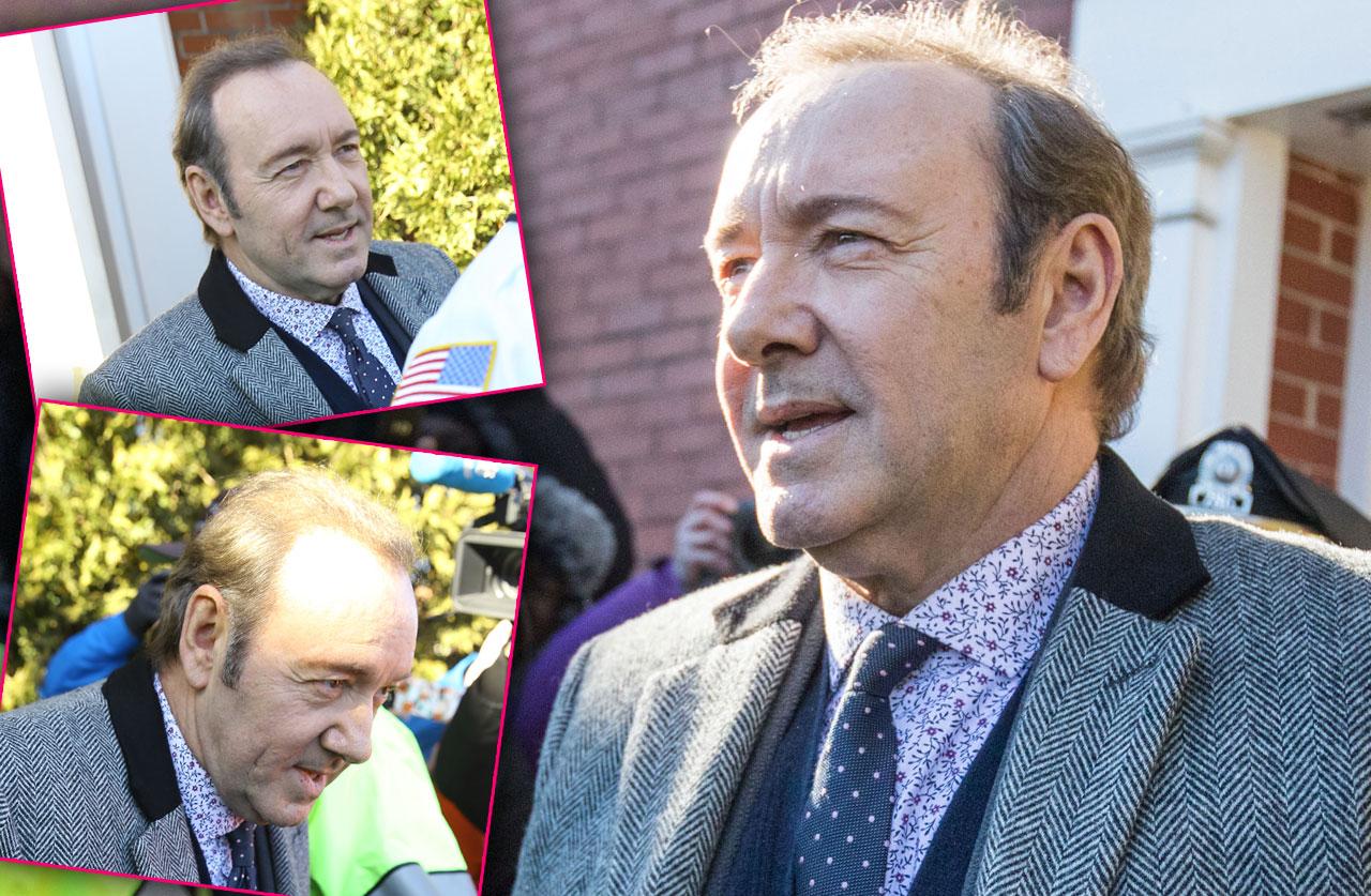 Kevin Spacey Arrives At District Court Amid Sexual Assault Case