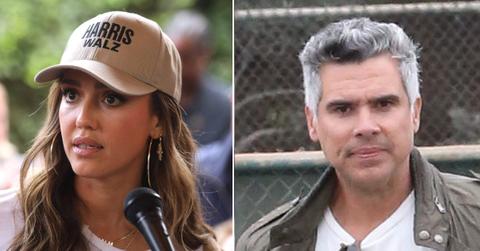 Split photo of Jessica Alba, Cash Warren.