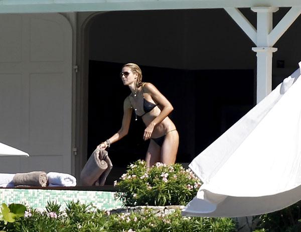 Heidi Klum Topless St Barth's