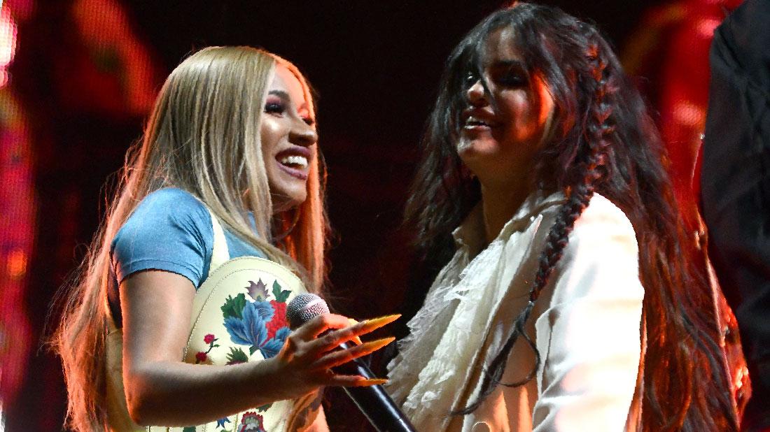 Selena Gomez Returns To Stage With Cardi B