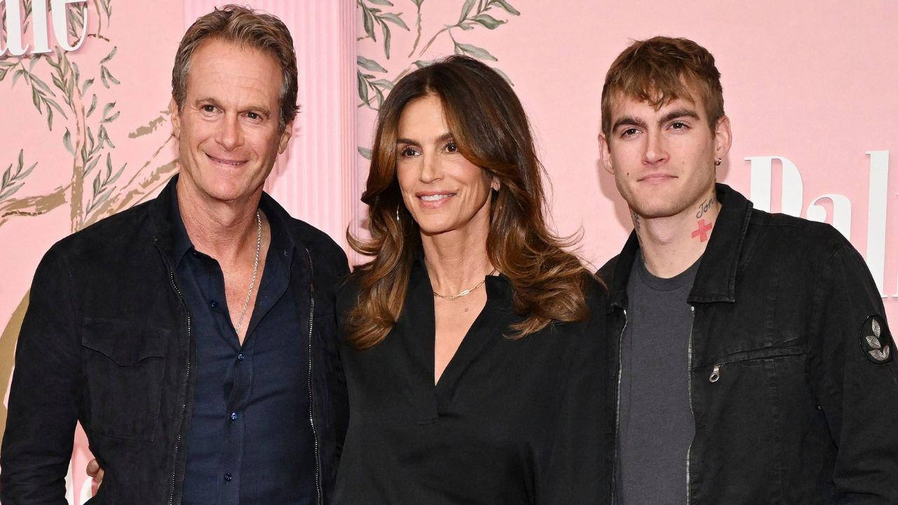 picture of Rande Gerber, Cindy Crawford and Presley Gerber