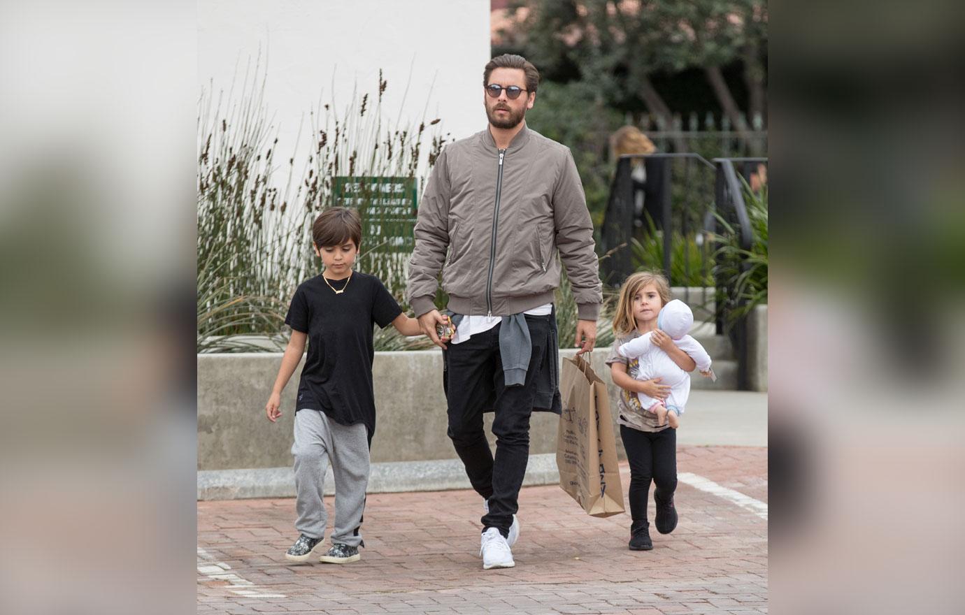 Kourtney Kardashian Scott Disick Kids Mason Penelope Malibu