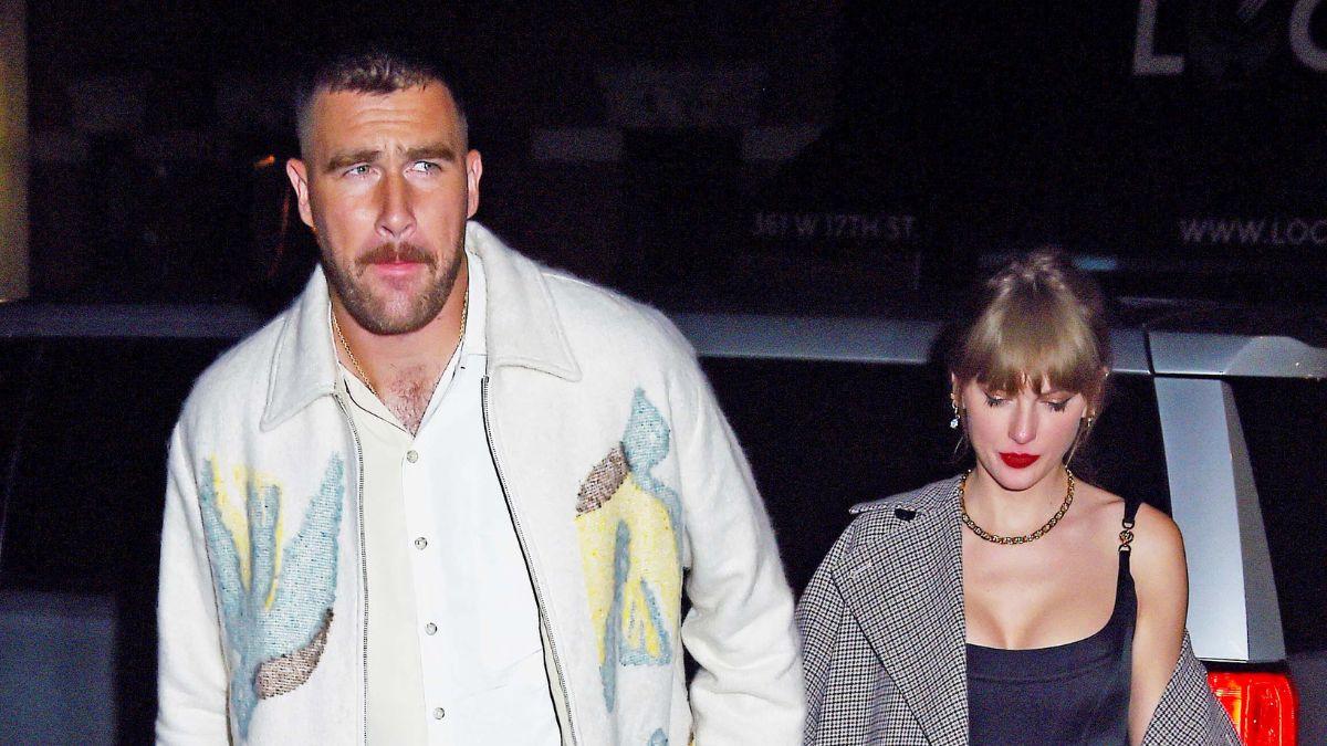picture of Travis Kelce and Taylor Swift