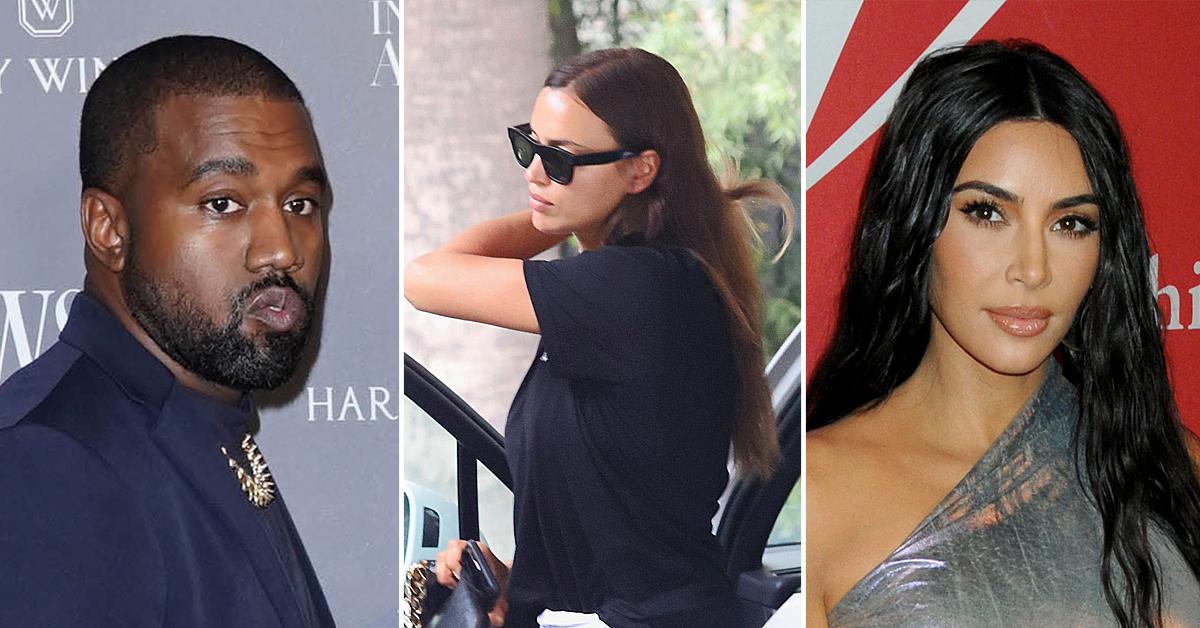 irina shayk first photos kanye west breakup kim kardashian reunion