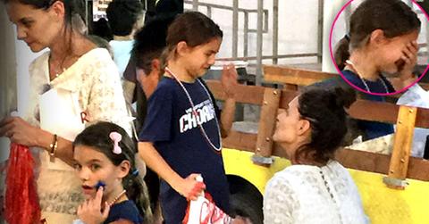 Suri Cruise Crying Katie Holmes