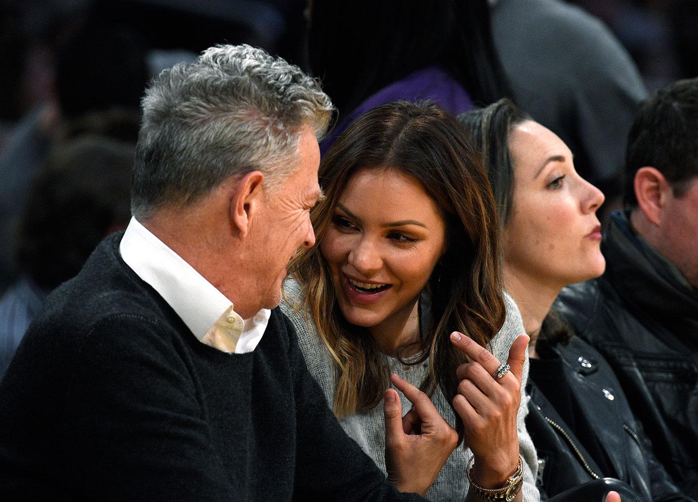 David Foster Katharine McPhee Lakers Game