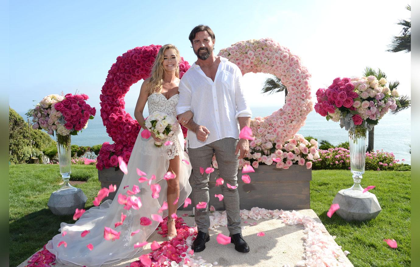 Denise Richards Aaron Phypers Get Married Malibu Wedding