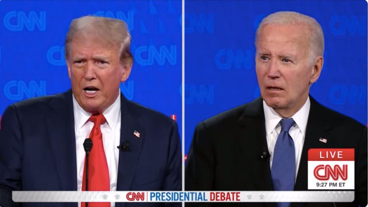 picture of donald trump and joe biden
