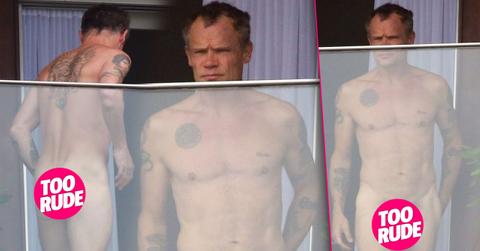 Red Hot Chili Peppers Flea Nude Balcony Rio De Janeiro