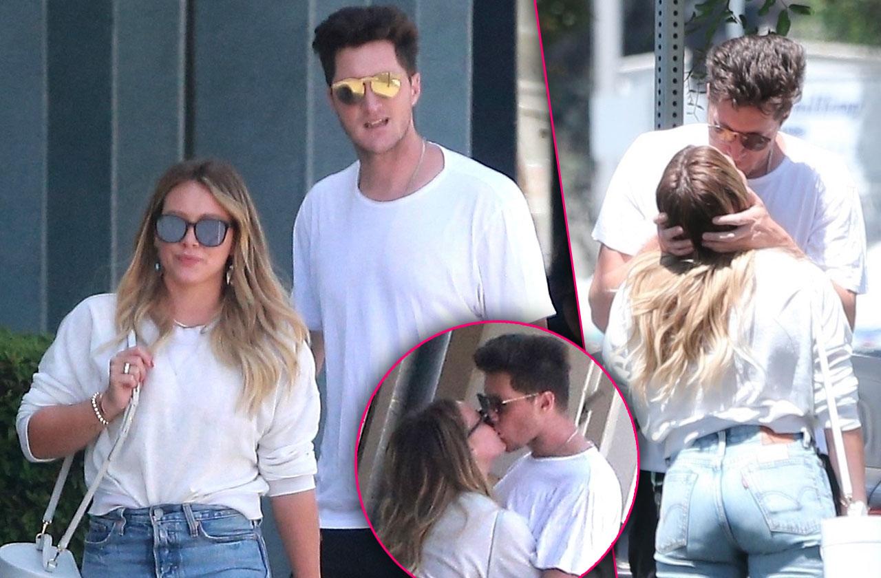 Hilary Duff PDA new man