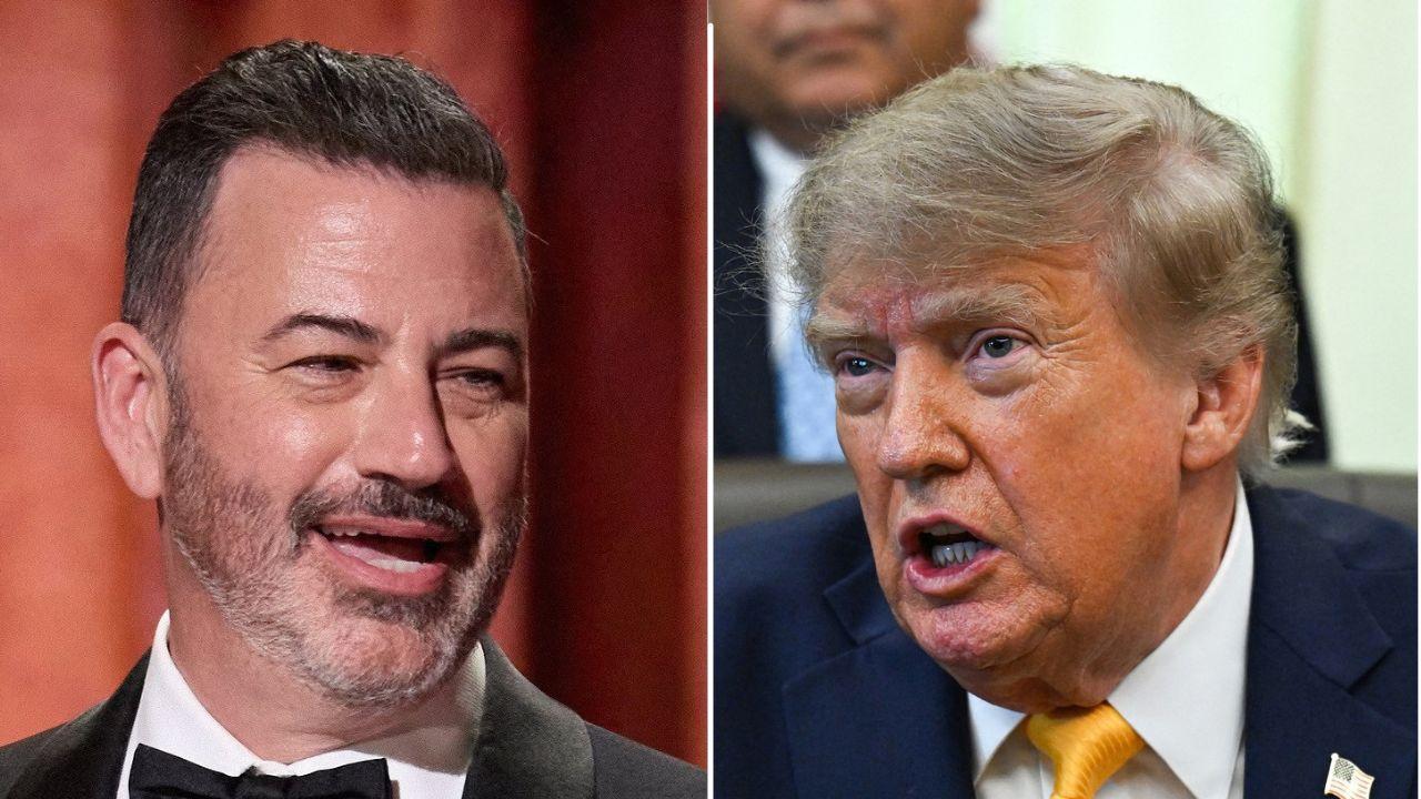 picture of Jimmy Kimmel and Donald Trump