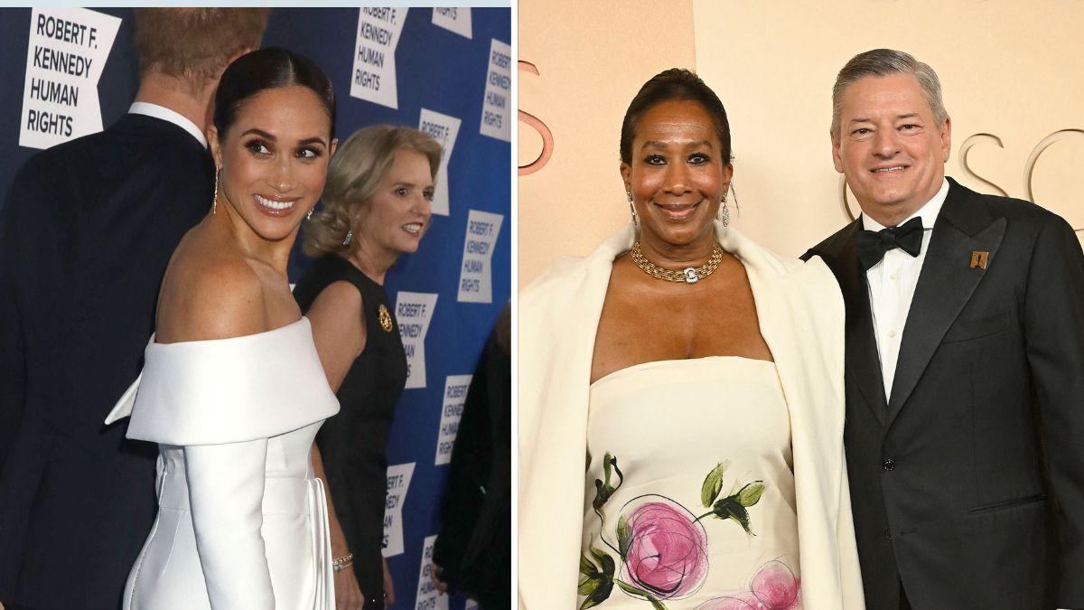 Photo of Meghan Markle, Nicole Avant and Ted Sarandos