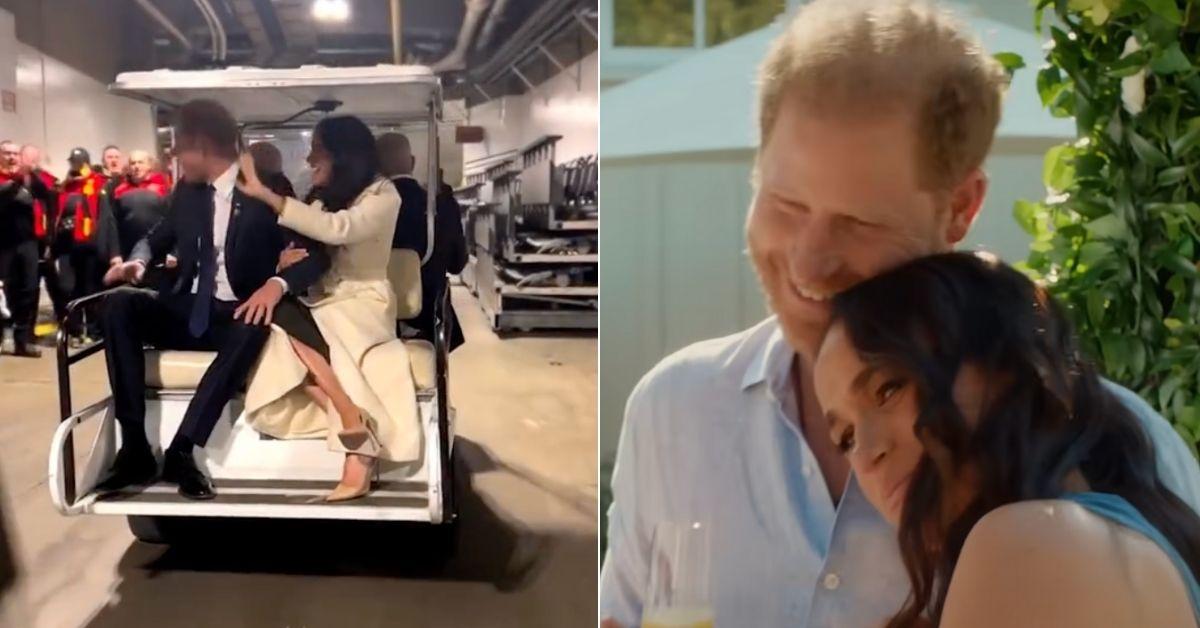 Photos of Prince Harry and Meghan Markle