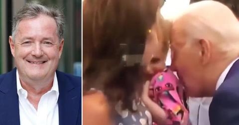 piers morgan trashes biden for nibbling on young finnish girl pp