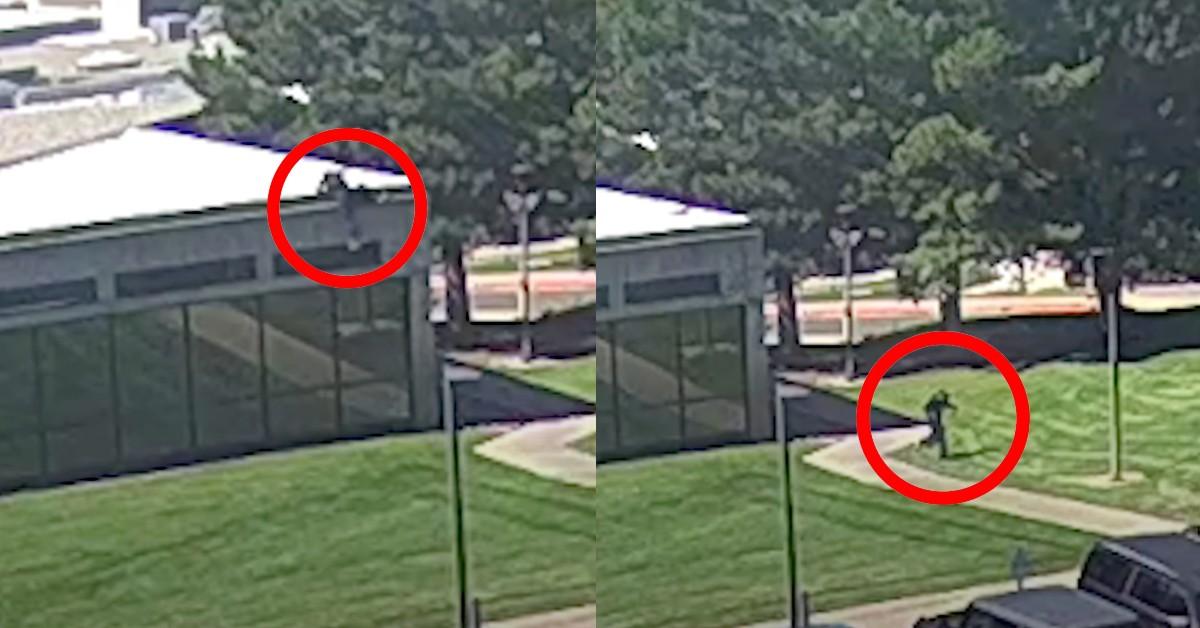 Photo of suspect fleeing the scene