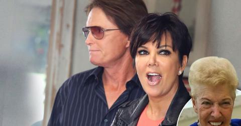 //bruce jenner mom esther delighted he split with kris slider