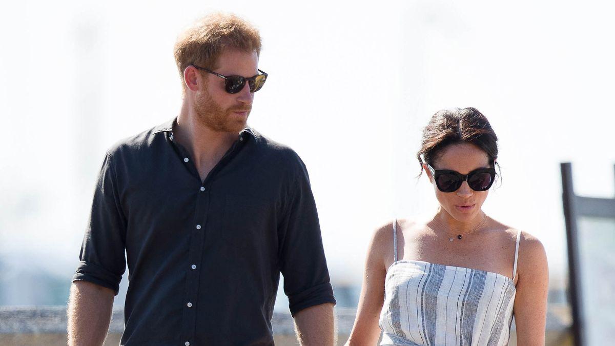 Photo of Prince Harryh and Meghan Markle