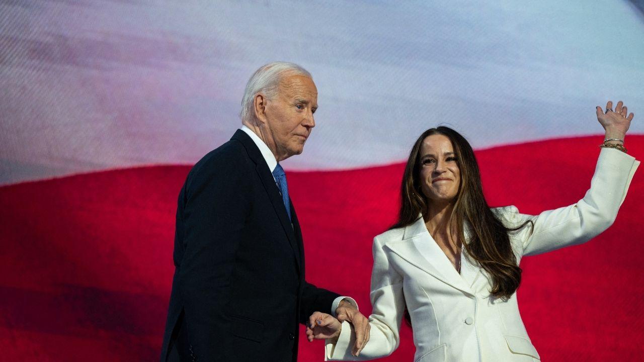 A photo of Joe Biden and Ashley Biden