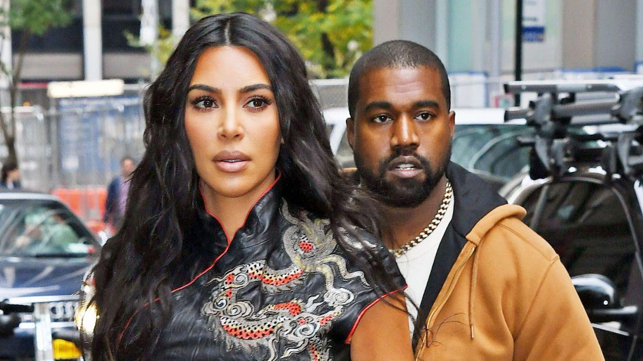 Photo of Kim Kardashian and Kanye West