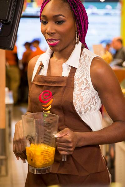 //venus williams jamba juice giveaway nyc