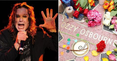 picture of Ozzy Osbourne and Ozzy Osbourne's Hollywood star
