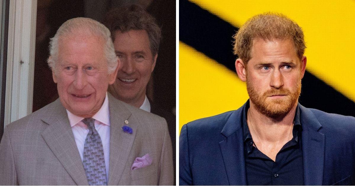 Photo of King Charles III and Prince Harry