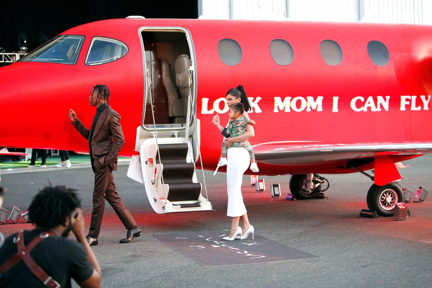 Kylie Jenner, Travis Scott & Stormi At ‘Look Mom I Can Fly’ Premiere