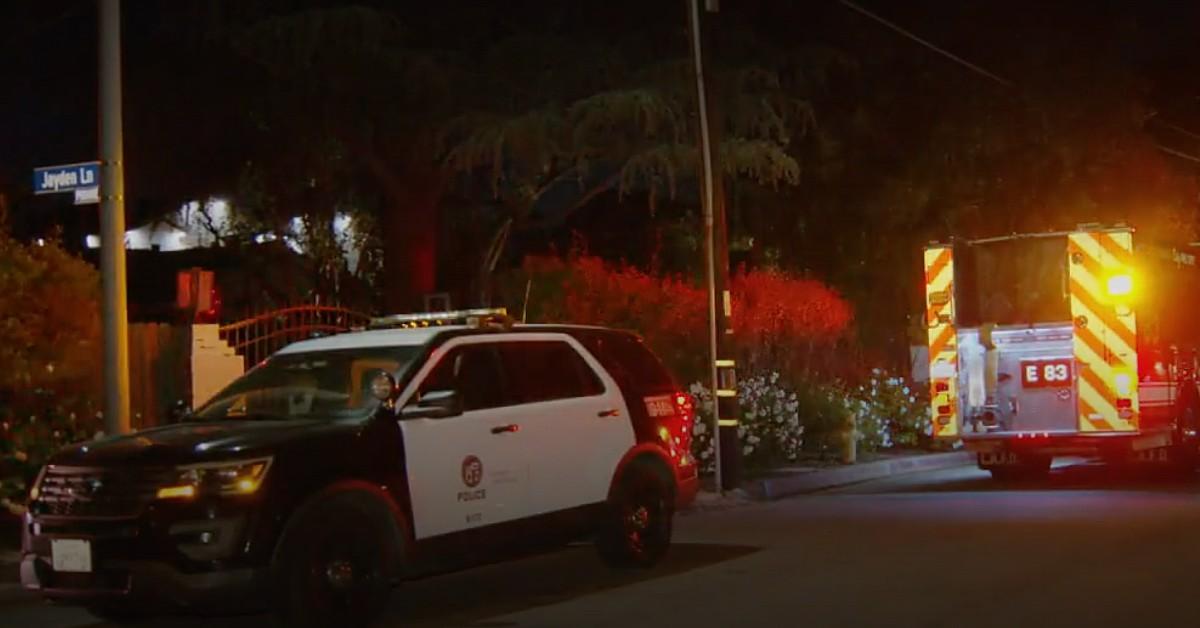 security guard shot outside of music execs encino home pp