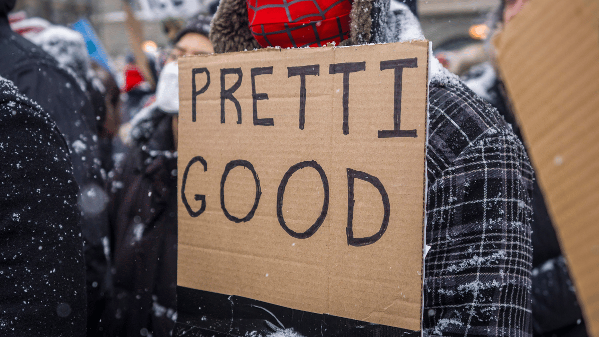 Photo of protests in response to the deaths of Alex Pretti and Renee Nicole Good