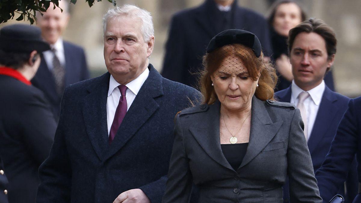 Photo of Andrew Windsor and Sarah Ferguson