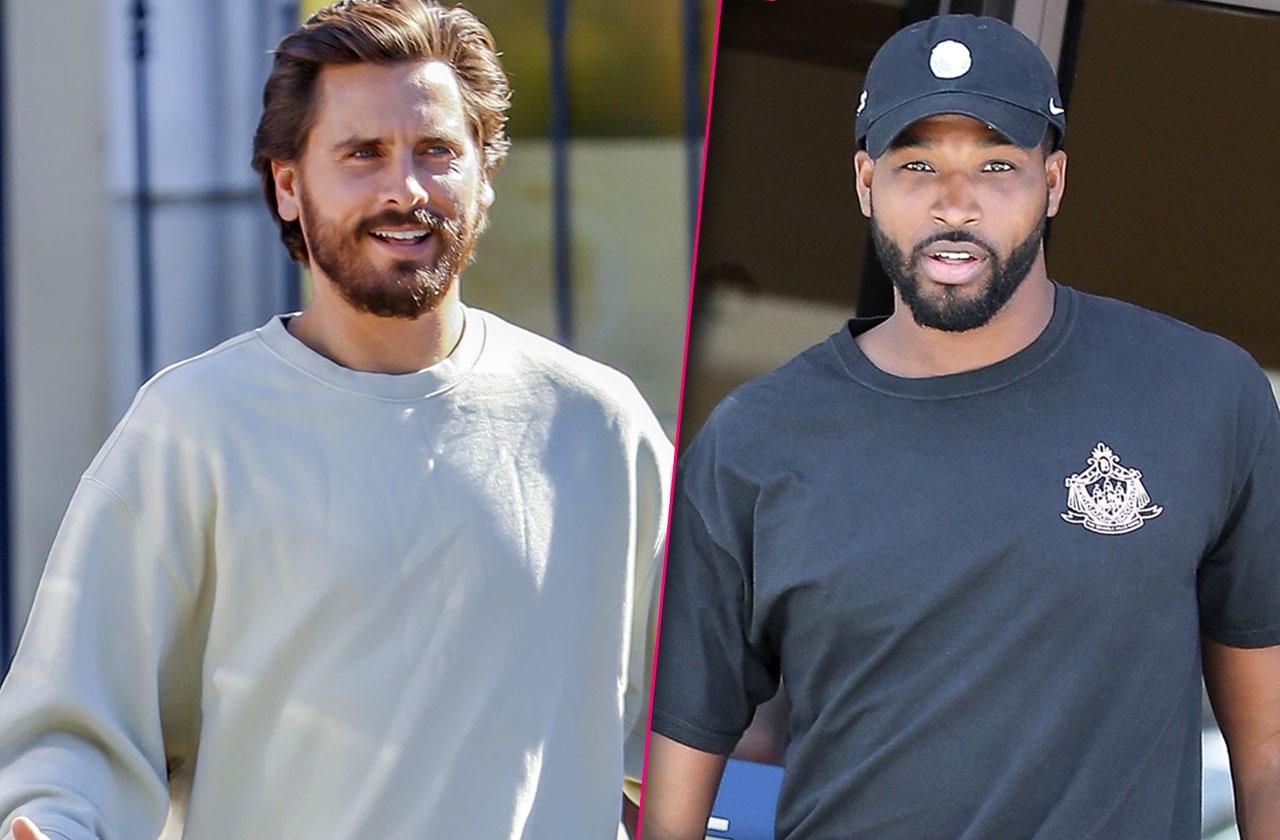 //scott disick supports khloes cheating baby daddy tristan thompson PP