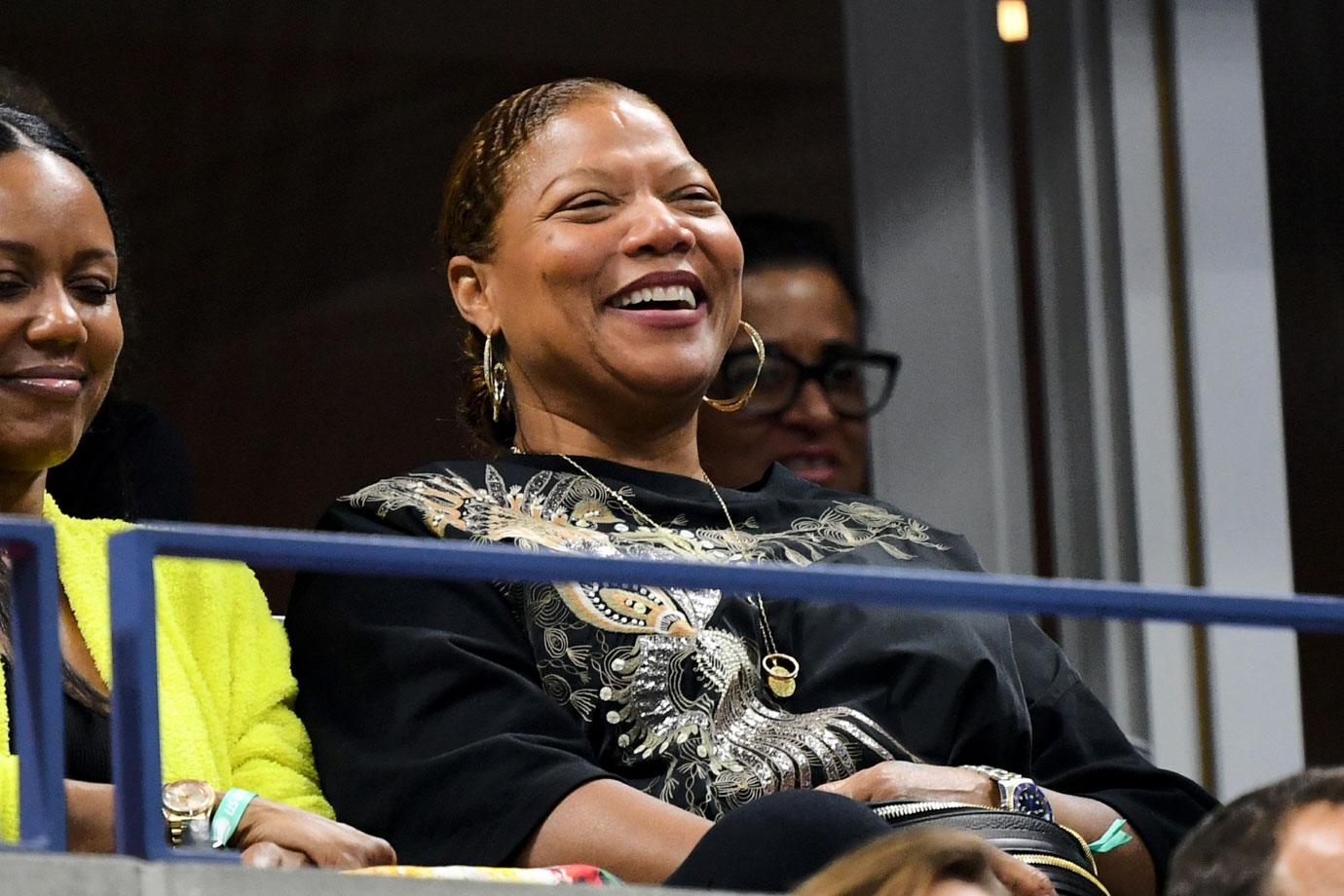 Queen Latifah & Girlfriend Eboni Nichols Watch US Open