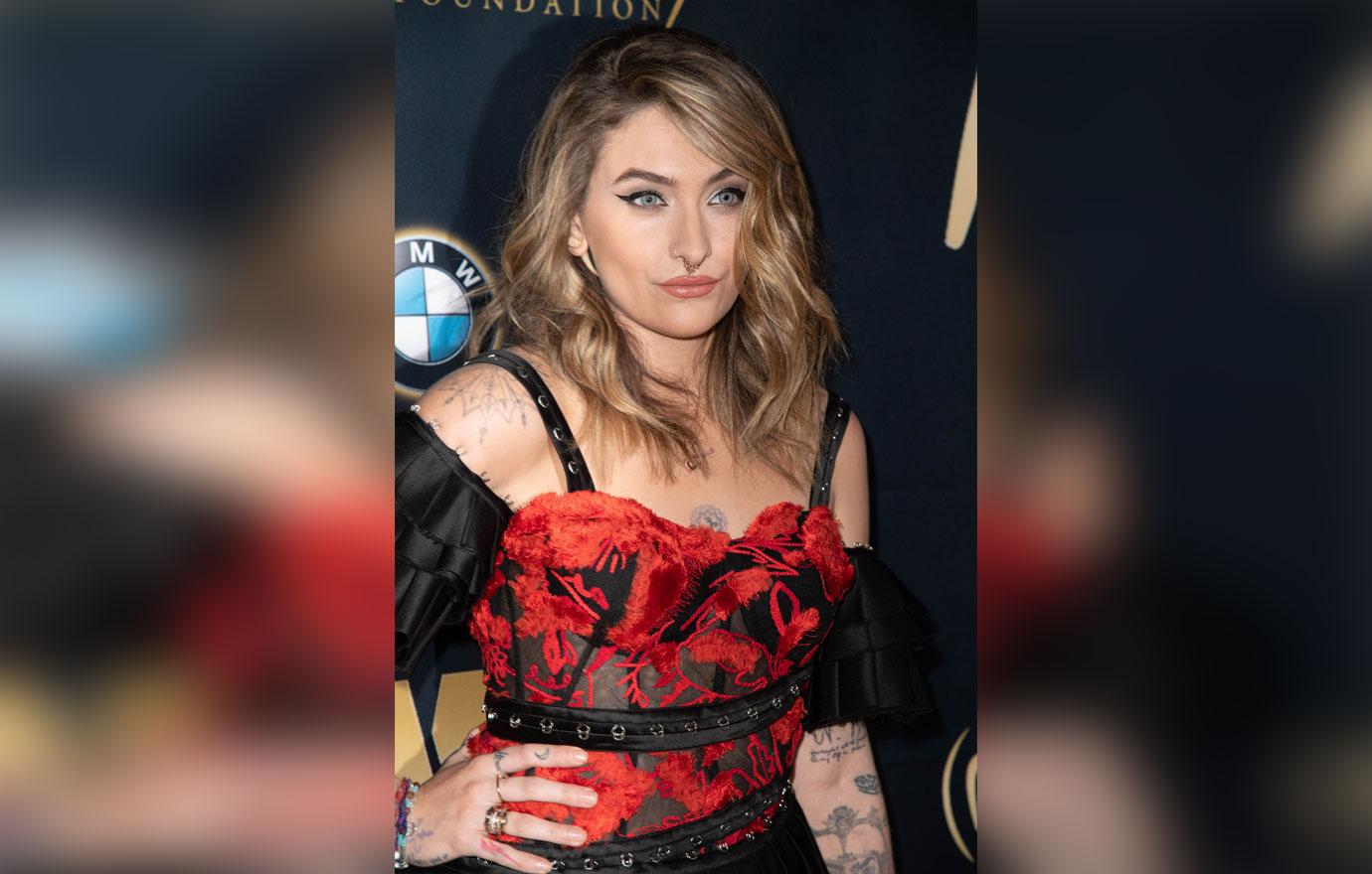 Paris Jackson Wears Sexy Red Dress To Event With Boyfriend