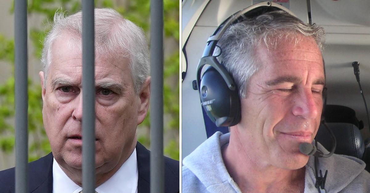 prince andrew cowering jeffrey epstein pp