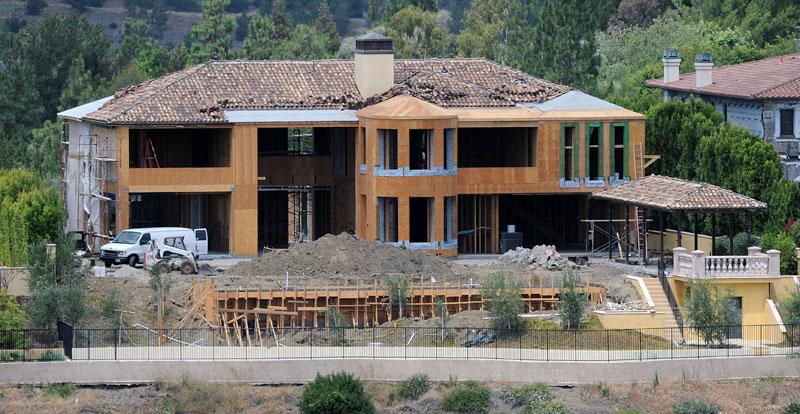 Kanye West Kim Kardashian Mansion Renovation Divorce