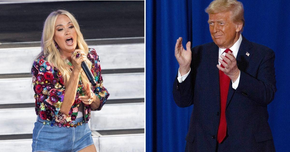 Photo of Carrie Underwood, Donald Trump