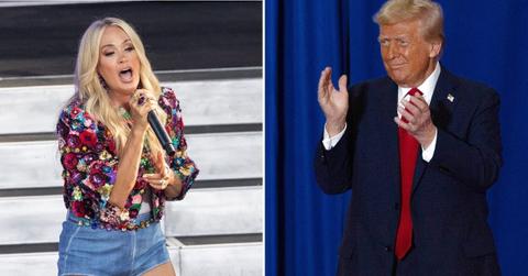 Photo of Carrie Underwood, Donald Trump