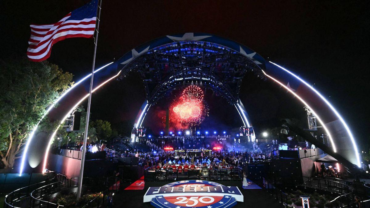 A photo of the Freedom 250 UFC event