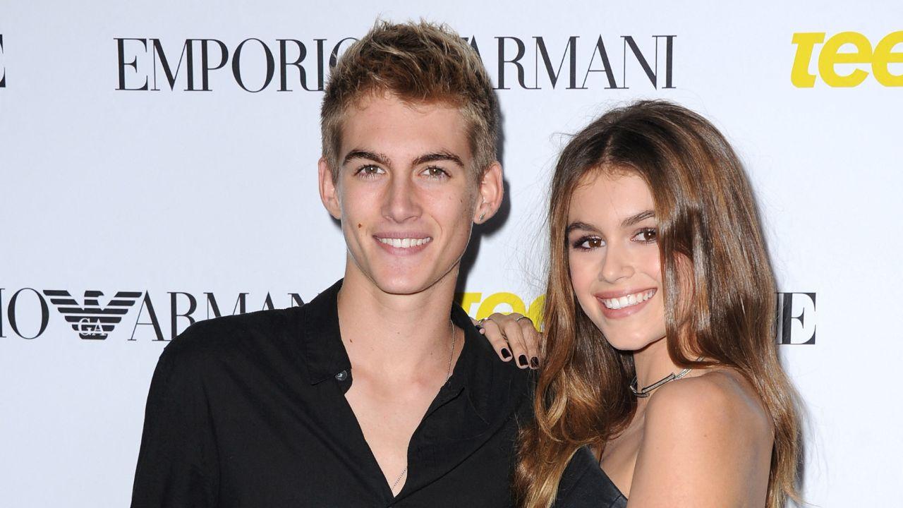 image of Presley Gerber and Kaia Gerber