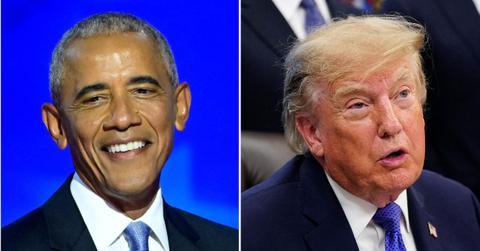 split image of Barack Obama and Donald Trump