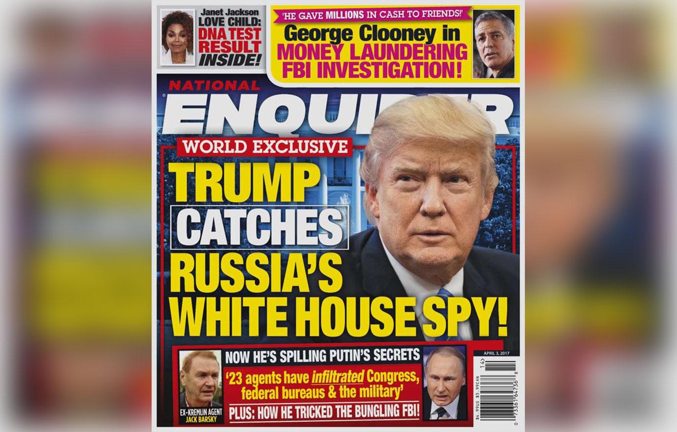 //president donald trump catches russia white house spy