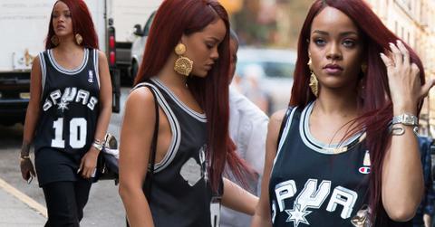 rihanna braless shopping nyc