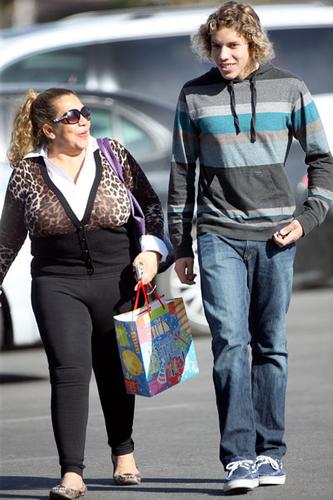 Joseph Baena And Mother Mildred Shop Till They Drop